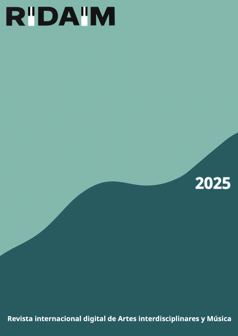 					Ver Vol. 1 Núm. 1 (2025): Revista internacional digital de Artes interdisciplinares y Música (RIDAIM)
				